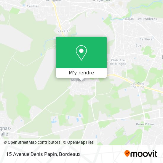 15 Avenue Denis Papin plan
