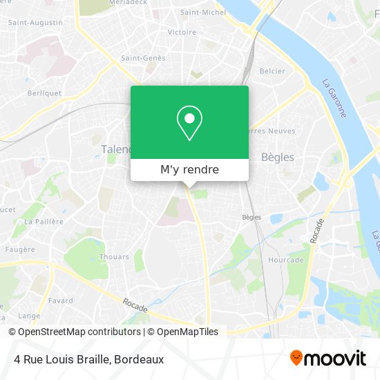 4 Rue Louis Braille plan