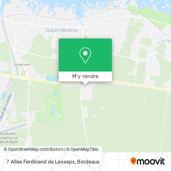 7 Allée Ferdinand de Lesseps plan