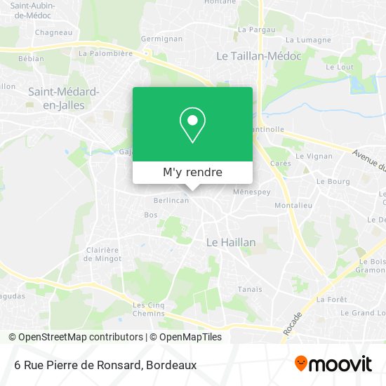 6 Rue Pierre de Ronsard plan