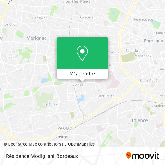 Résidence Modigliani plan