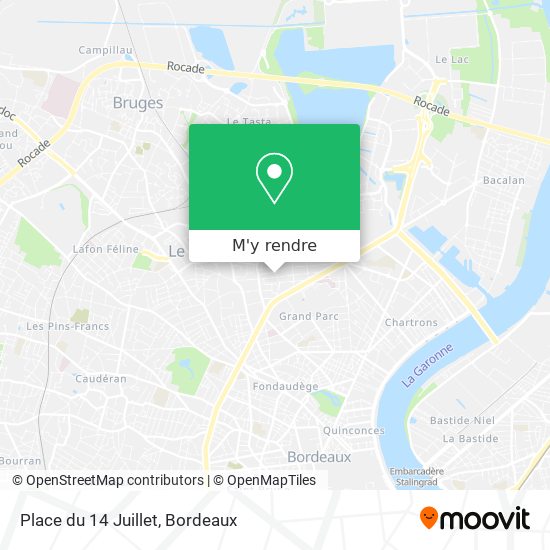 Place du 14 Juillet plan