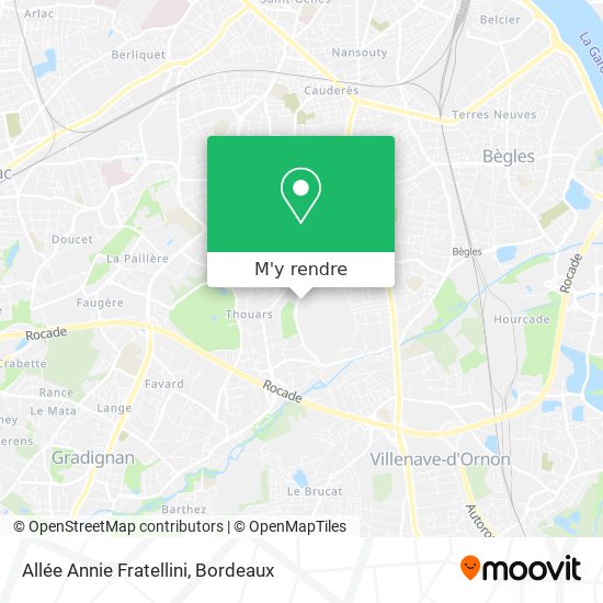 Allée Annie Fratellini plan