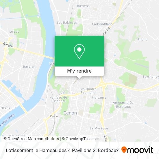 Lotissement le Hameau des 4 Pavillons 2 plan