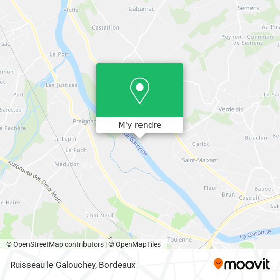 Ruisseau le Galouchey plan