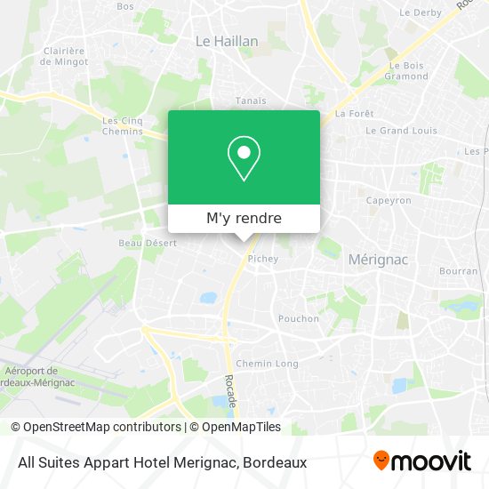 All Suites Appart Hotel Merignac plan