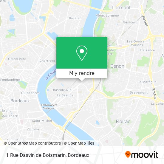 1 Rue Dasvin de Boismarin plan