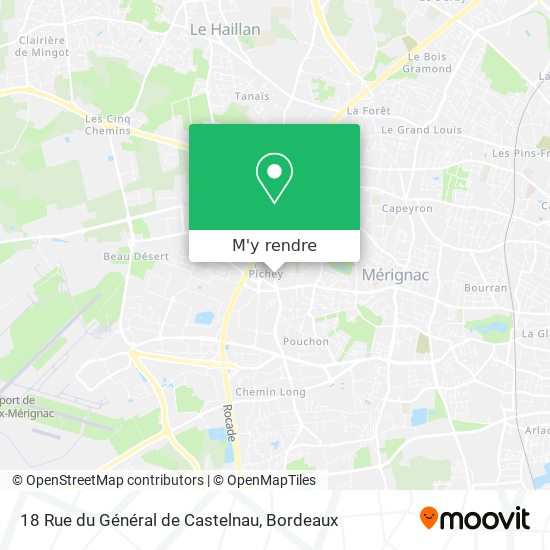18 Rue du Général de Castelnau plan
