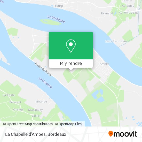 La Chapelle d'Ambès plan