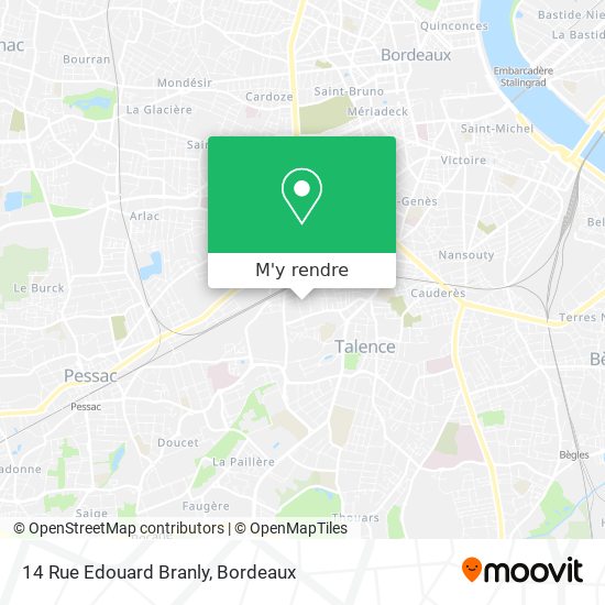 14 Rue Edouard Branly plan