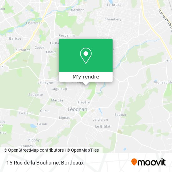 15 Rue de la Bouhume plan