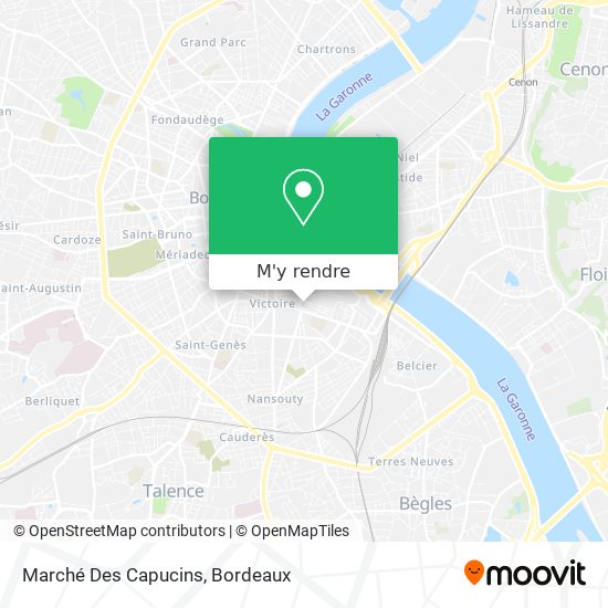 Marché Des Capucins plan