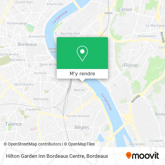 Hilton Garden Inn Bordeaux Centre plan