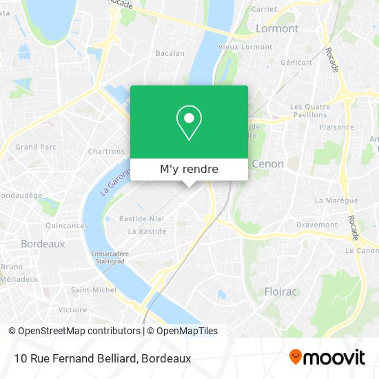 10 Rue Fernand Belliard plan