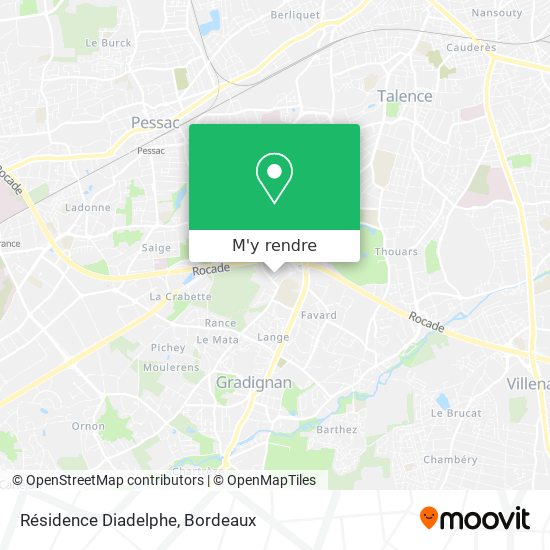 Résidence Diadelphe plan
