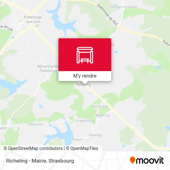 Richeling - Mairie plan