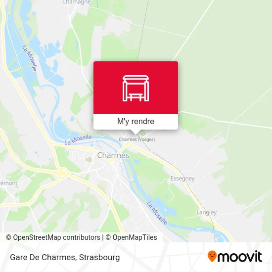 Gare De Charmes plan