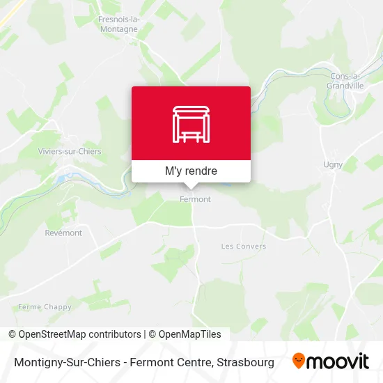 Montigny-Sur-Chiers - Fermont Centre plan