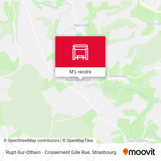 Rupt-Sur-Othain -  Croisement Gde Rue plan