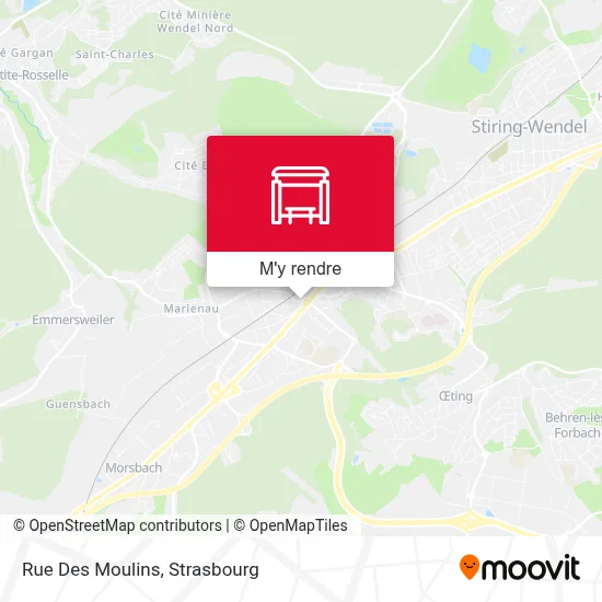 Rue Des Moulins plan