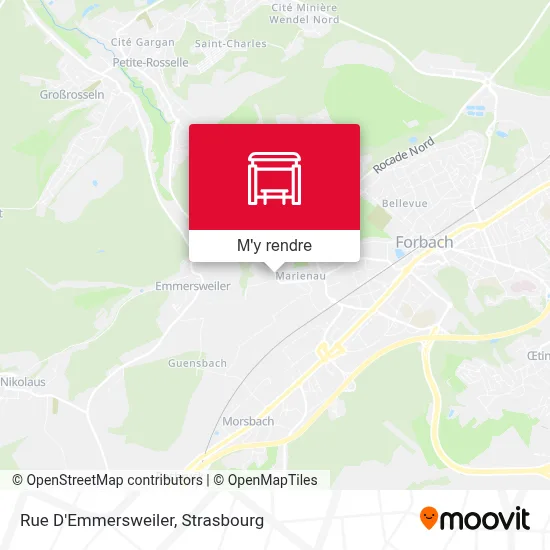 Rue D'Emmersweiler plan