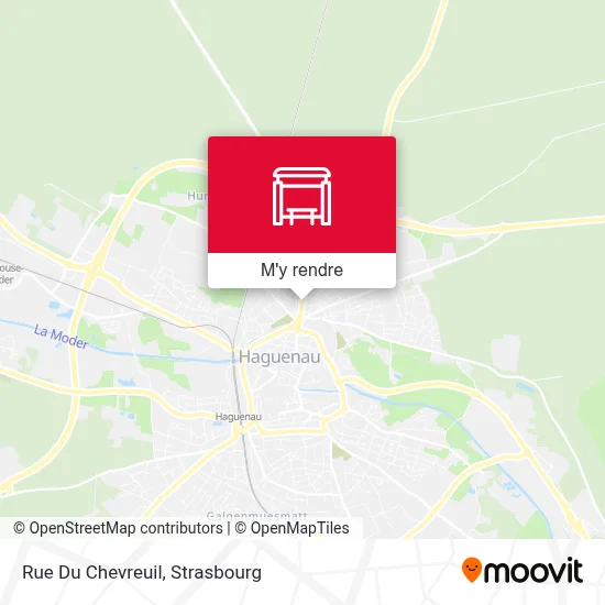 Rue Du Chevreuil plan