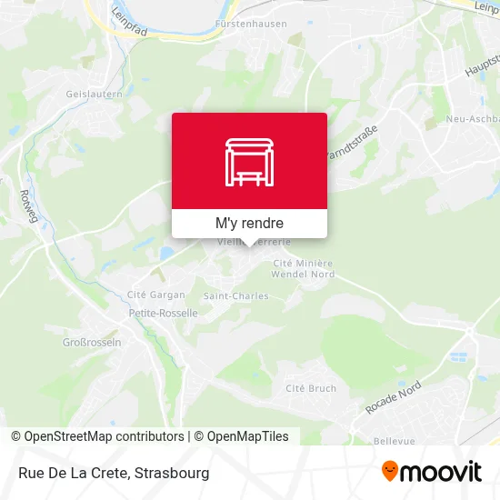 Rue De La Crete plan