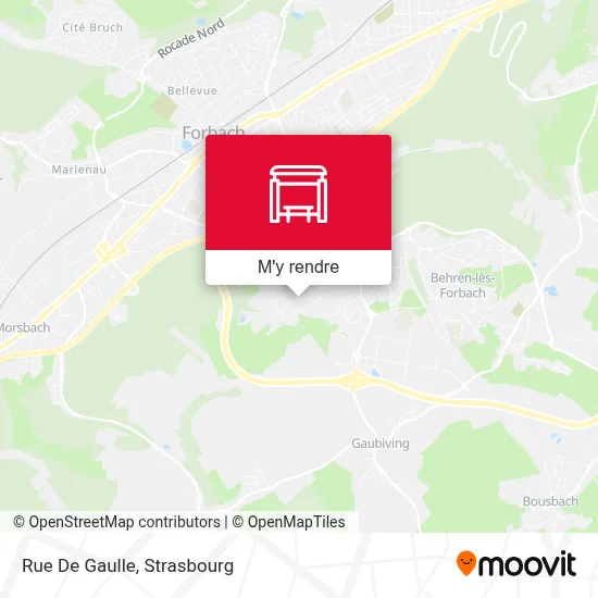 Rue De Gaulle plan
