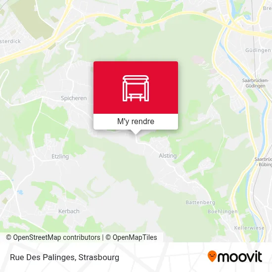Rue Des Palinges plan