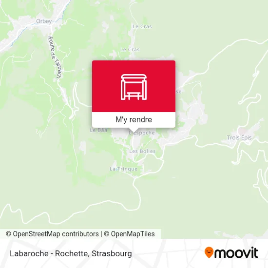 Labaroche - Rochette plan