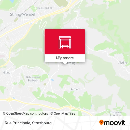 Rue Principale plan