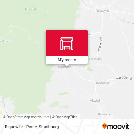 Riquewihr - Poste plan