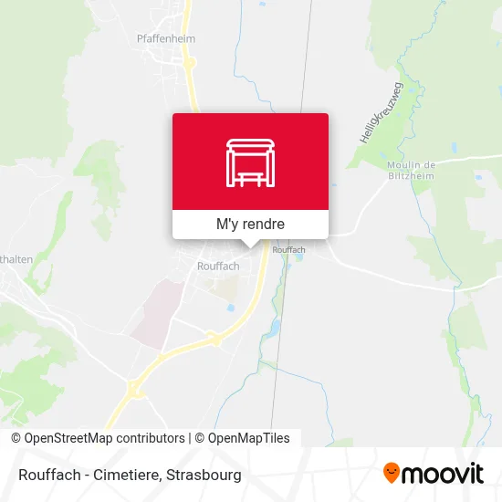 Rouffach - Cimetiere plan