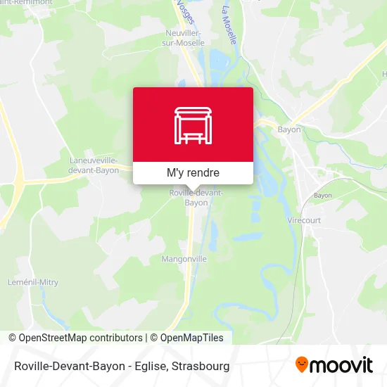 Roville-Devant-Bayon - Eglise plan