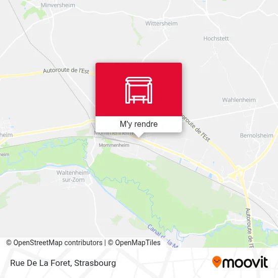 Rue De La Foret plan