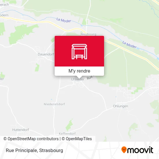 Rue Principale plan