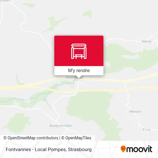 Fontvannes - Local Pompes plan