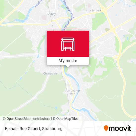 Epinal - Rue Gilbert plan