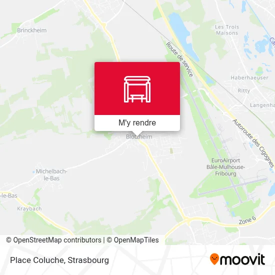 Place Coluche plan