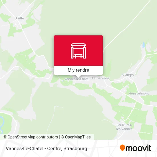 Vannes-Le-Chatel - Centre plan