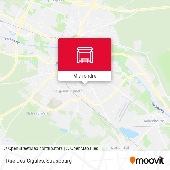 Rue Des Cigales plan