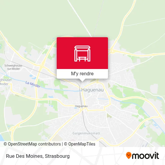 Rue Des Moines plan