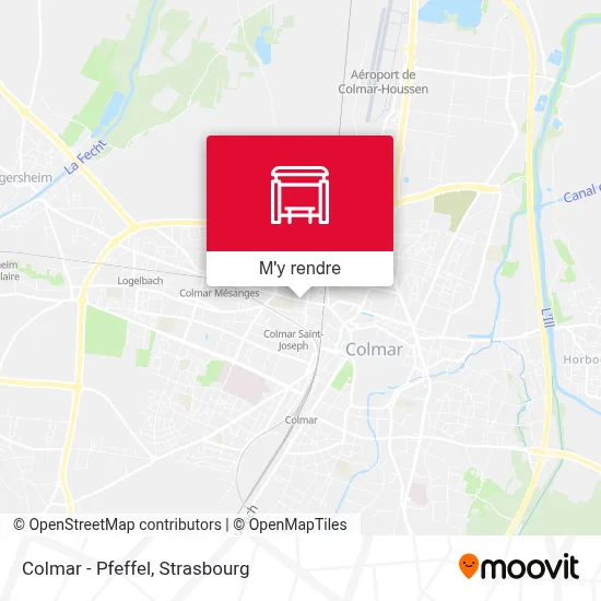 Colmar - Pfeffel plan