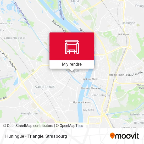 Huningue - Triangle plan