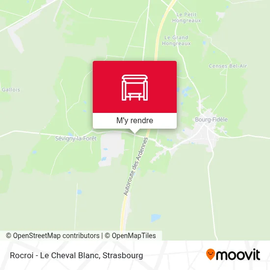Rocroi - Le Cheval Blanc plan