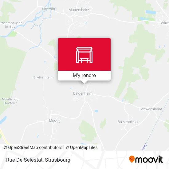 Rue De Selestat plan