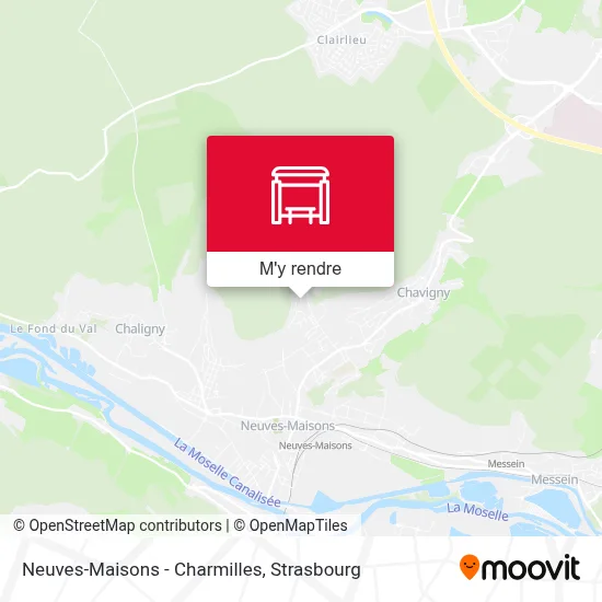Neuves-Maisons - Charmilles plan