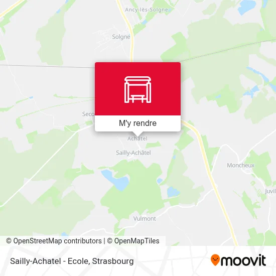 Sailly-Achatel - Ecole plan
