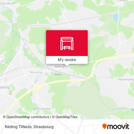 Réding Tilleuls plan