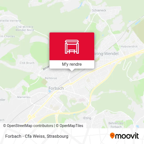 Forbach - Cfa Weiss plan